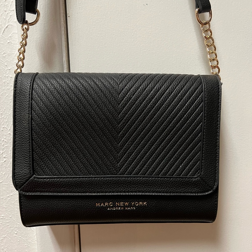Marc New York (Andrew Marc) Black Cross Body Purse